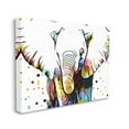 thumbnail image 3 of Stupell Industries Abstract Elephant Portrait Vibrant Pattern Expressive Polka Dots, 48 x 36,Design by Ashley Aldridge, 3 of 5