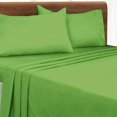 thumbnail image 4 of BELIZZI HOME California King Sheet Sets - Double Brushed Microfiber Bedding Sets, 4 Piece Deep Pocket Bed Sheets Sets - Ultra Soft, Easy-Fit, Wrinkle Free, Quick Dry California King Sheet, Kiwi Green, 4 of 5