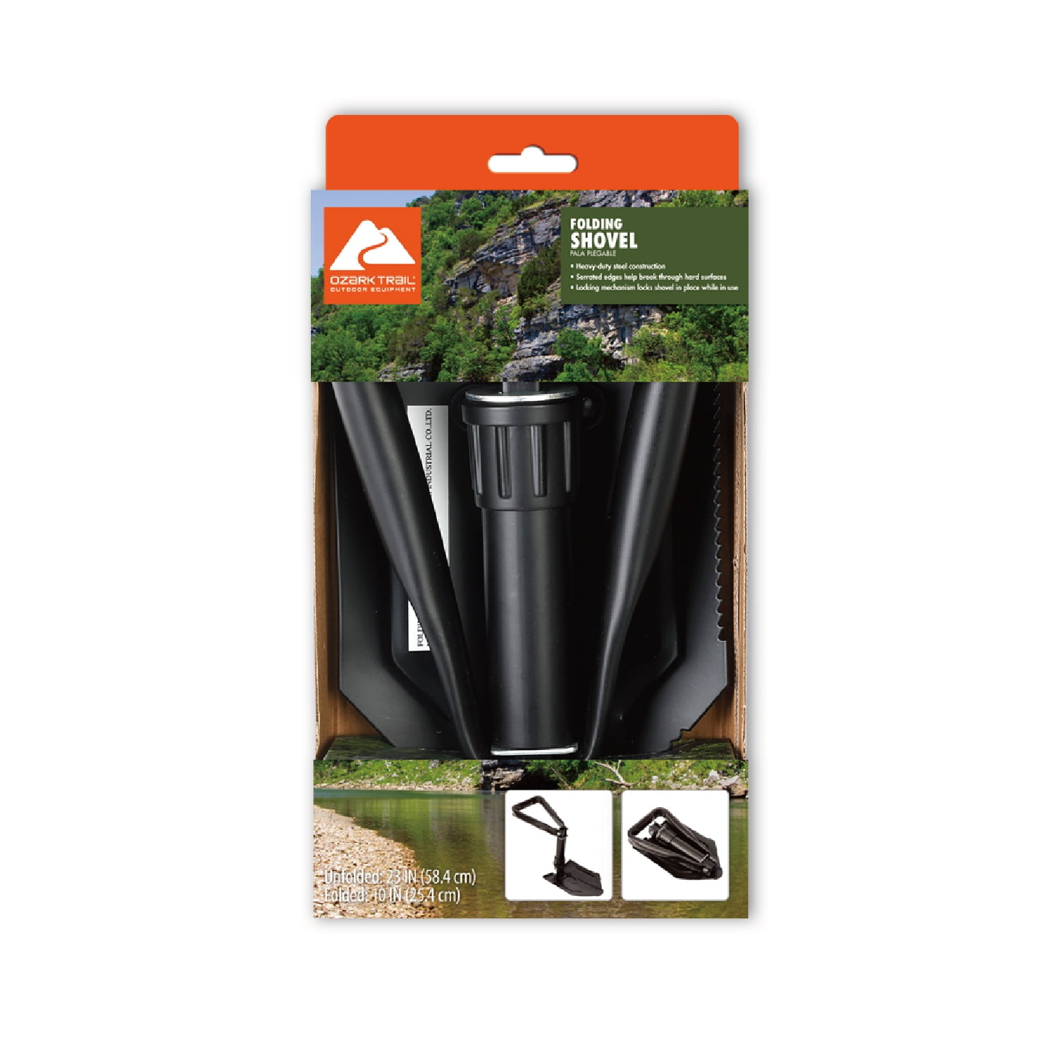 Ozark Trail Heavy Duty Steel Folding Shovel Black Nigeria Ubuy