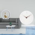 thumbnail image 2 of Estatua de niña, figuras de mujer, escultura de arte abstracto, reloj de pared de resina, decoración creativa moderna para el hogar, cronometraje sile, 2 of 8
