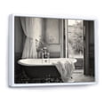 thumbnail image 2 of Designart "Simplicity Bath Of Serenity III" Bath & Laundry Floater Framed Wall Art Living Room, 2 of 7