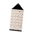 thumbnail image 4 of Calendario de Adviento con 24 bolsillos, bolsa de almacenamiento para colgar en la pared, decoración navideña multiusos de 24 días para dormitorio, 4 of 8