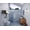 Chrome, variant on Vela 31 in. x 78 in. Glass Shower Panel - Single Fixed Panel