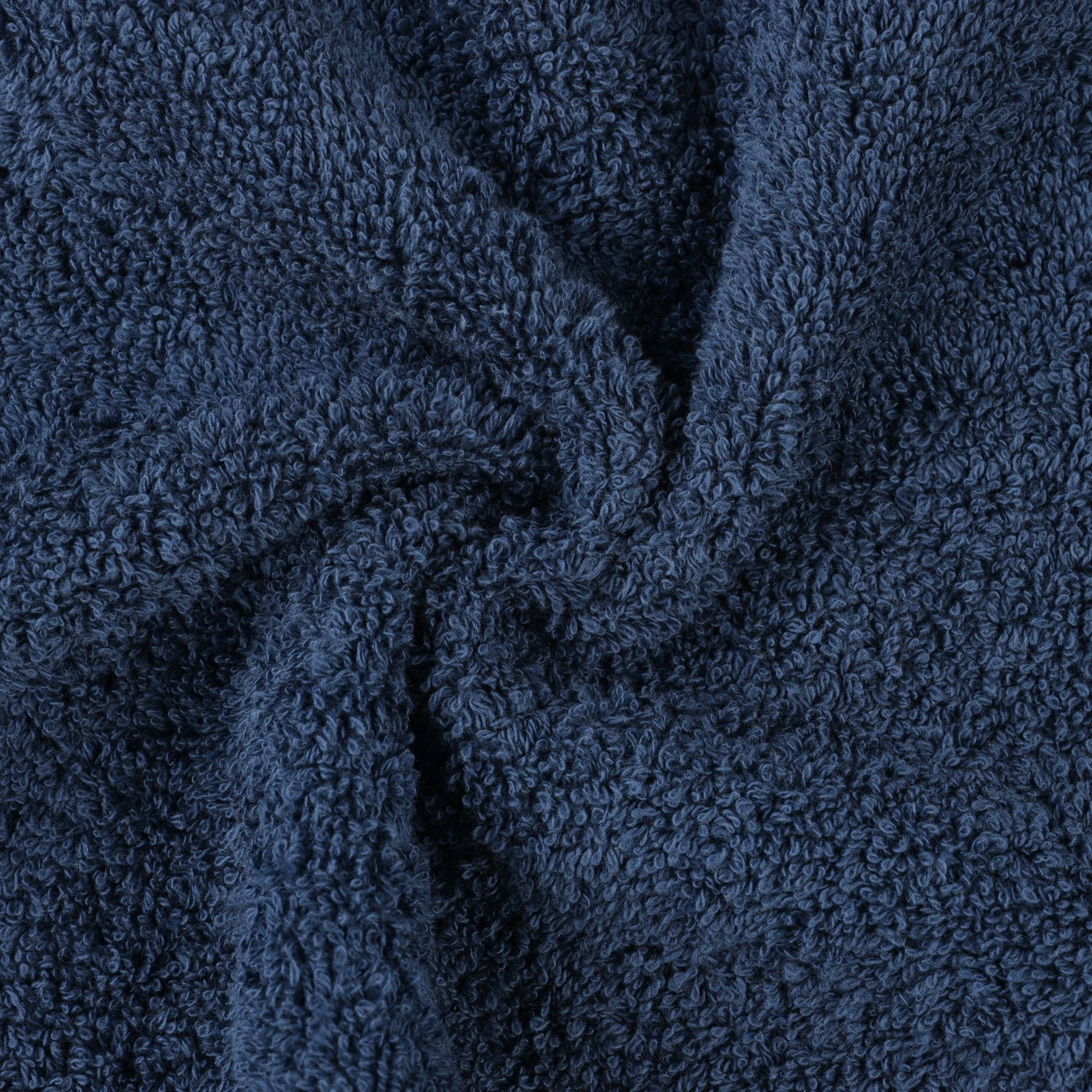 Superior Oregon Organic Cotton Medium Weight Bath Towels, 2-Piece Set, Navy Blue