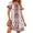 A Red, variant on Summer Dresses for Women Casual Keyhole Neck Flare Short Sleeve Boho Floral Mini Dress Beach Vacation Sundress S-2XL