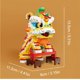 thumbnail image 2 of Creative Series Chinese Style Chinese New Year Spring Festival Lion Dance Ornaments, Creative Assembled Building Blocks Small Particle Assembled Toys, 2 of 4
