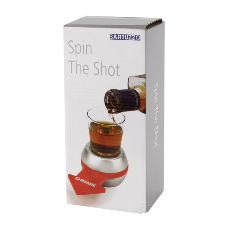 Barbuzzo Middle Finger Spin the Shot - Drinking Game with Attitude - Pour a  Shot, Spin the Finger & See Who Drinks - Includes 2 Ounce Shot Glass -  Great Gift for