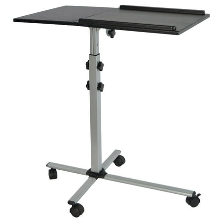 Facial Cart Trolley VIVO Projector & Laptop Adjustable Trolley Presentation Cart Mobile Projection Stand (CART-V01L) ()