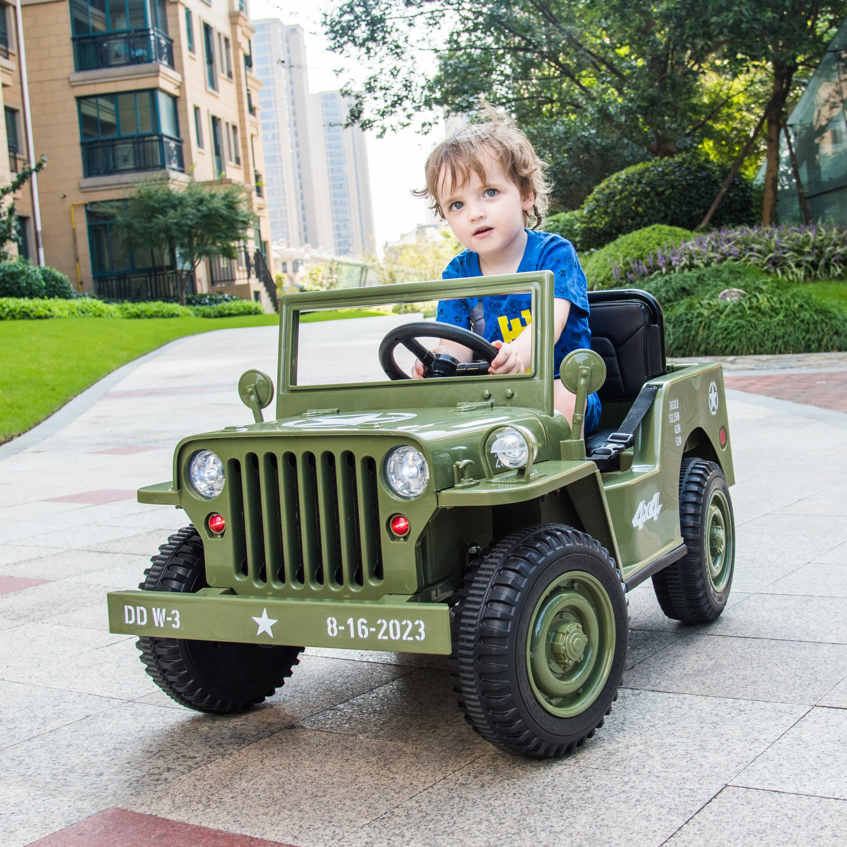CIPACHO Kids 12V Ride On Car with Shovel, Riding Electric Car Toys for Kids with Remote Control, Amazing Gift for 3~6 Years Boys and Grils, Green