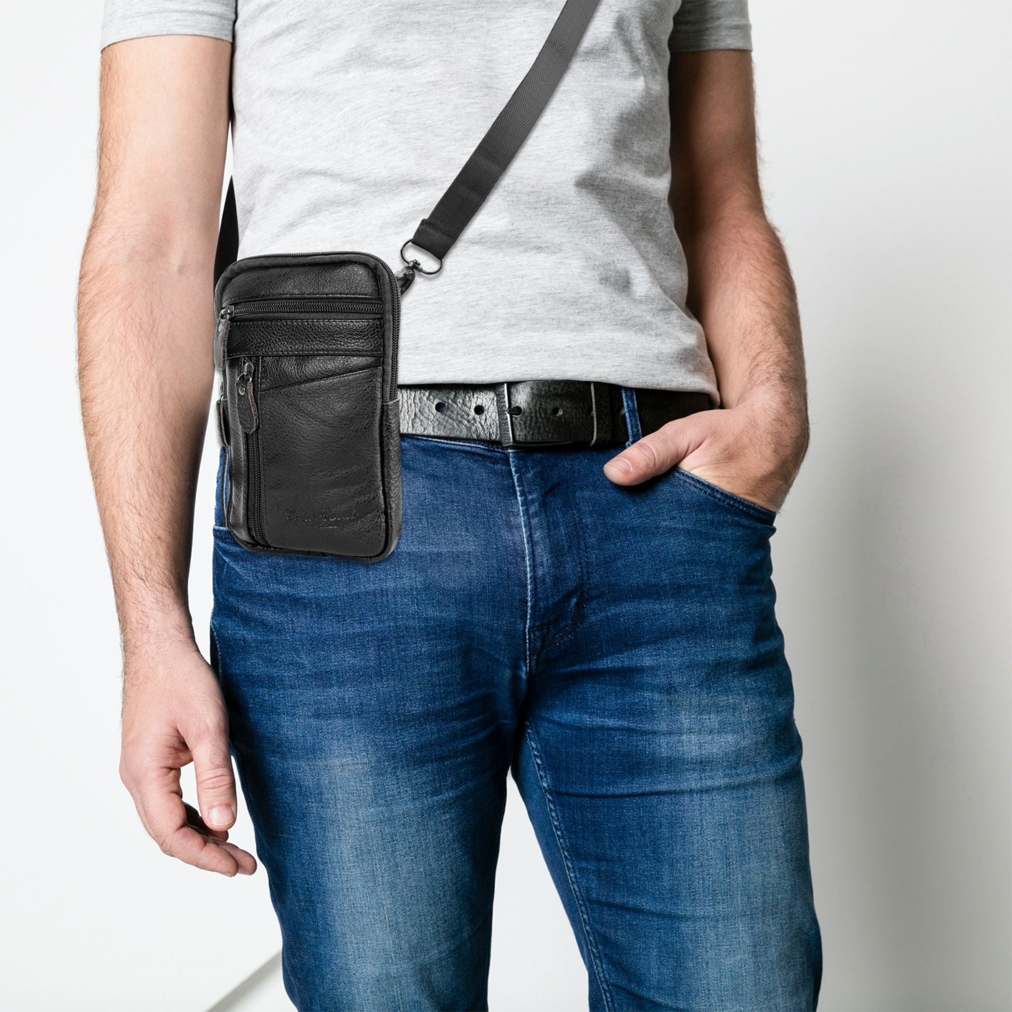 Black Noir Evolution Smart Bag - Crossbody Phone Purse