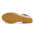 thumbnail image 5 of Women Espadrilles Wedge Sandals Closed Pointed Toe Casual Walking Sandal Ladies Slingback Ankle Strap Low Heel Shoes Black 6, 5 of 7