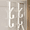 White, variant on Bxaolu 6 Hook Vertical Over The Door Hooks, Over The Door Hanger, for Towel and Clothes Hangers, Gray, 2 Pack