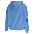 thumbnail image 3 of Women's WEAR by Erin Andrews Light Blue Tennessee Titans Plus Size Modest Cropped Pullover Hoodie, 3 of 3