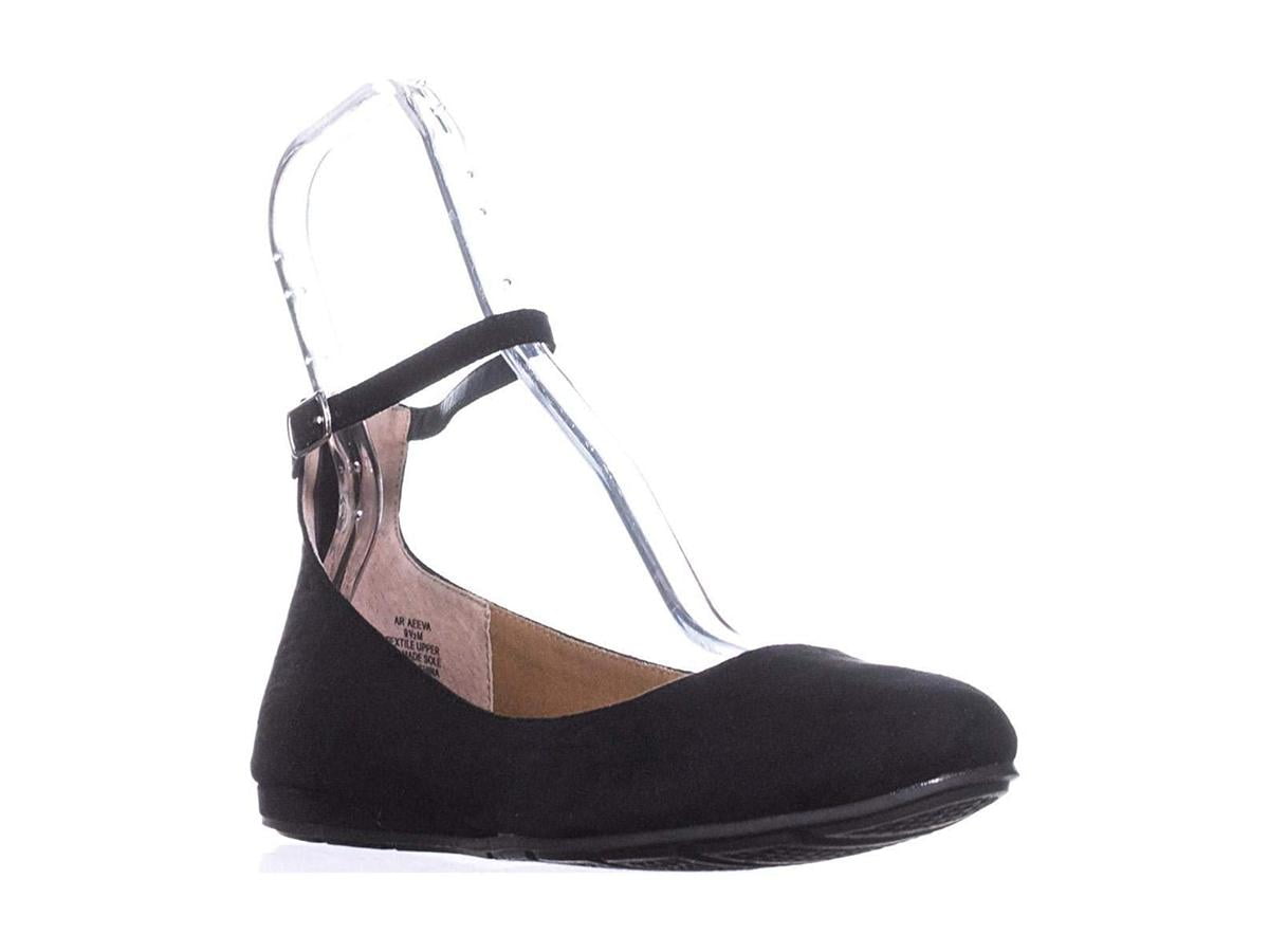 ankle strap leather loafers