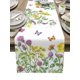 thumbnail image 4 of Camino de mesa de flores y mariposas, mantel de lino y algodón, cubierta de lujo para cocina y cena, decoración de fiesta de boda, Primavera, 4 of 5