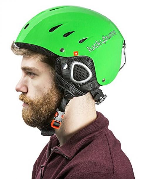 Snow Sports Helmet, Green, Large (59-60 cm) by