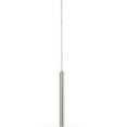 thumbnail image 3 of Integrated LED Dimmable Pendant Lighting with Fabric Drum Shade, Silver, 3 of 5