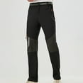 thumbnail image 5 of Iugvhana Men's Cargo Pants Lightweight Waterproof Quick Dry Outdoor Hiking Pants Fishing Camping Work Pants with Zip Pockets Black S, 5 of 7