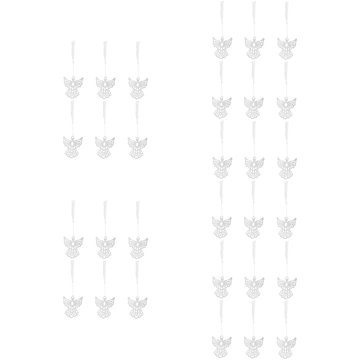 30 Pcs Angel Bookmarks Tassel Page-marker Stainless Bookmarks Book Markers