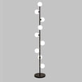 thumbnail image 3 of Ozarke Aurelia Nordic Minimalist Floor Lamp - Modern Glass Globe Lamp- Black, 3 of 4