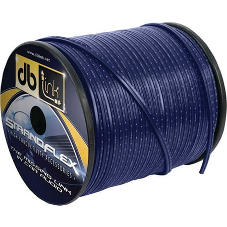 Strandflex Blue Speaker Wire (10 gauge; 100ft)