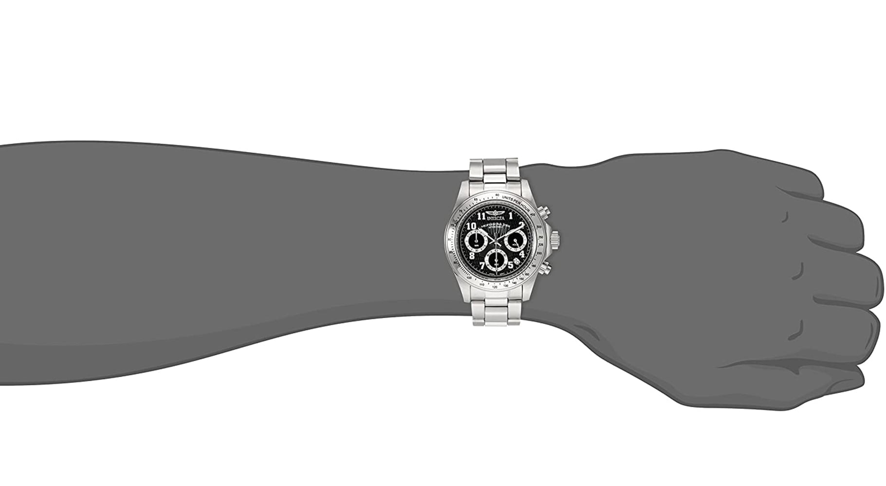 Invicta Men's Speedway Black Dial Watch - 17025