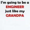 thumbnail image 2 of CafePress - Engineer Like My Grandpa Body Suit - Baby Light Bodysuit, Size Newborn - 24 Months, 2 of 4