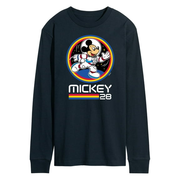 Mickey & Friends - Mickey 28 Space Badge - Men's Long Sleeve T-Shirt
