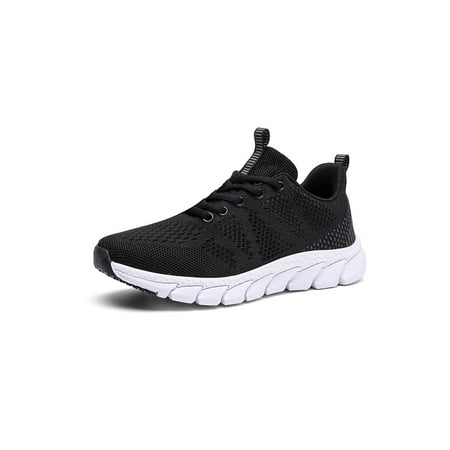 

Ritualay Womens Athletic Shoes Blade Running Sneaker Mesh Sneakers Lightweight Fashion Sport Shoe Ladies Women Lace Up Trainers Black Gray 9