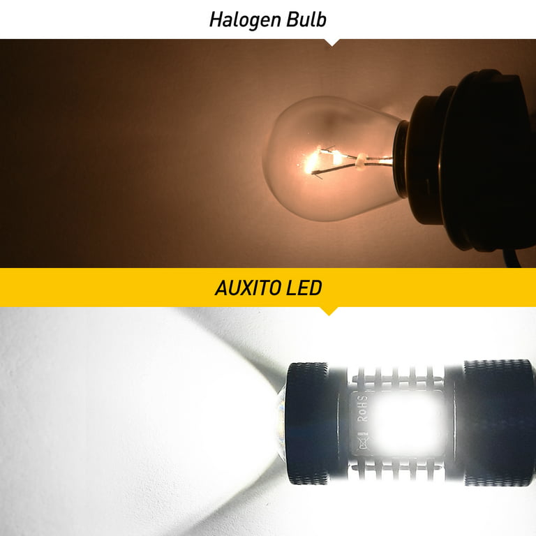 AUXITO 1156 LED Bulbs BA15S P21W 7506 LED Light Bulbs 6000K White Replacement for Backup Reverse Light Bulb Tail Light