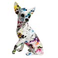 thumbnail image 4 of AMLESO Statue Graffiti Colorée de Chihuahua, Sculpture en Résine pour Point Coloré, 4 of 8