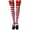 A28 - E, variant on Womens Christmas Striped Socks Long Thigh High Stockings for Women Xmas Striped Over Knee Pantyhose Socks Gifts