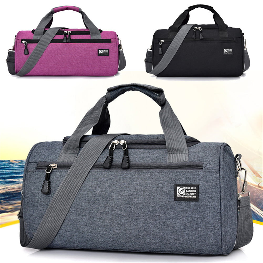 Travel Duffel Bag, Men Women Barrel Bag Holdall Duffle 25L Foldable Bag Holiday Sports Gym ...