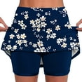 thumbnail image 3 of WEIee Mini Skirts for Women with Shorts High Waist Shorts for Women Workout Belly Control Printed Elastic Joggers Shorts Lightweight Summer Loose Sportswear Multicolor XXXL, 3 of 6