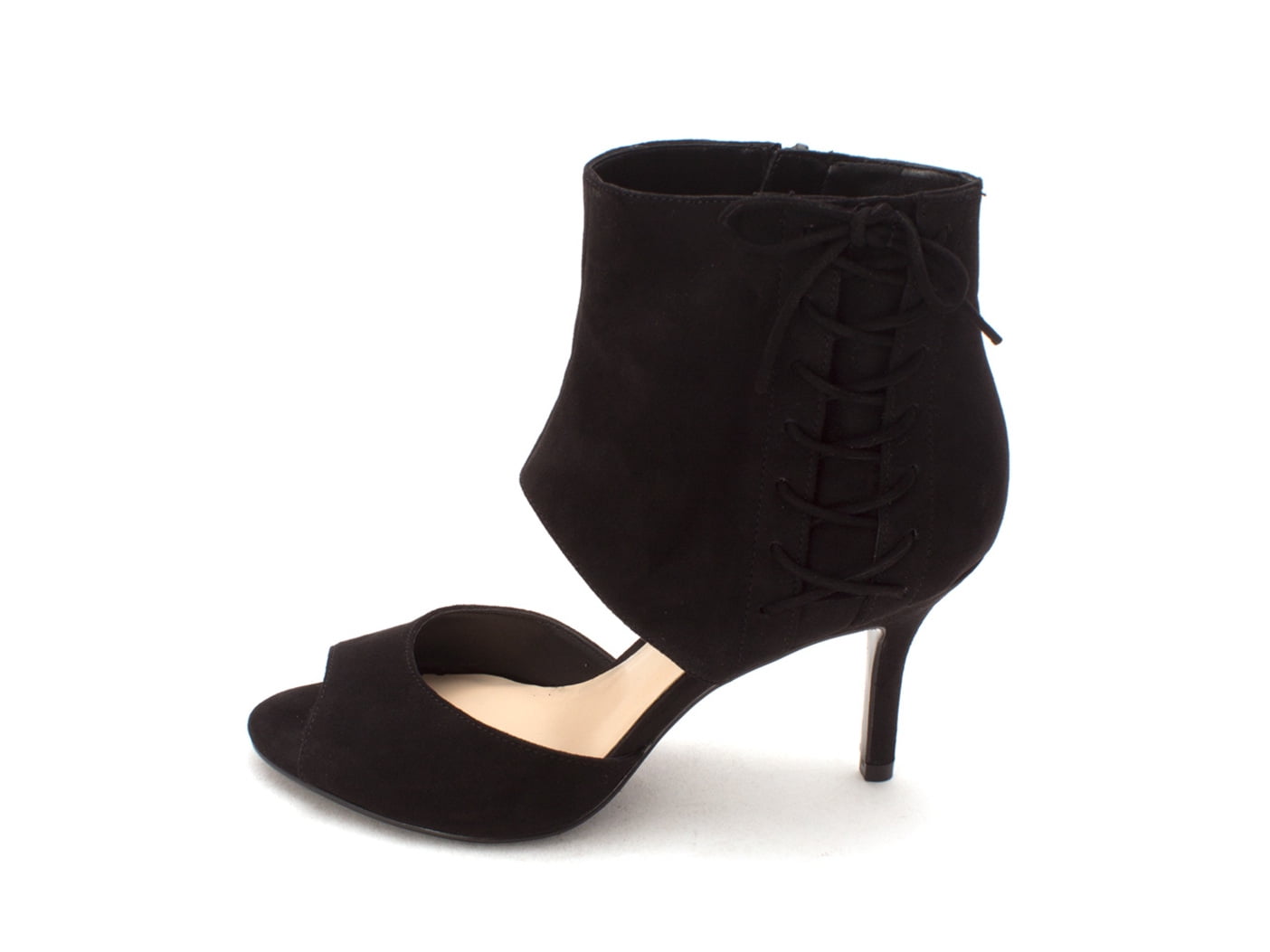nine west open toe ankle boots