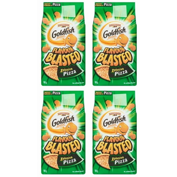 Goldfish Flavor Blasted Explosive Pizza Crackers, 180g (4 Pack)