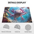 thumbnail image 3 of Bingfone Cute Underwater Axolotl ,18" x 24"Dish Drying Mat for Kitchen Counter,Ultra Absorbent Microfiber, 3 of 7