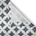 thumbnail image 5 of Ambesonne Damask Grommet Curtain, Royal Baroque Motifs, 50" x 108", Blue Black White, 5 of 6