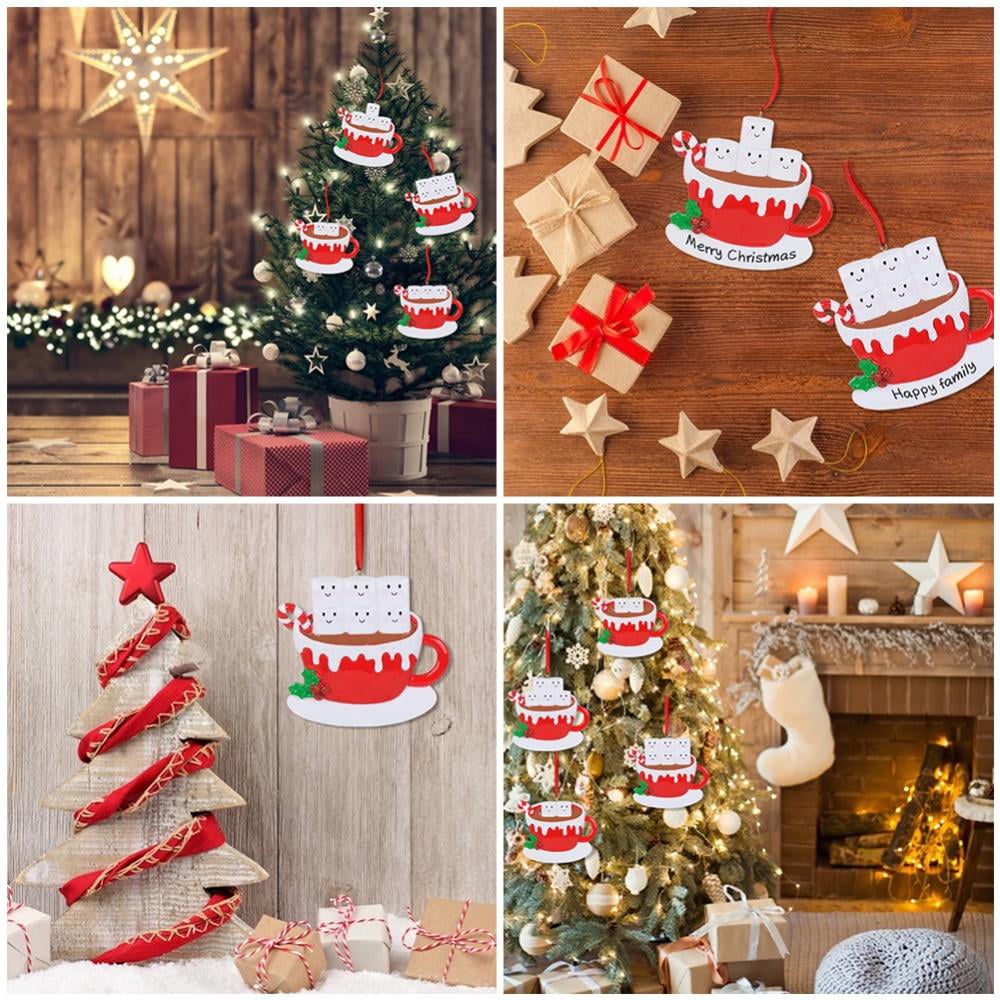 Christmas Tree Pendant Handcraft DIY Hanging Ornaments Home Decor 10PCS Snowflake 10cm