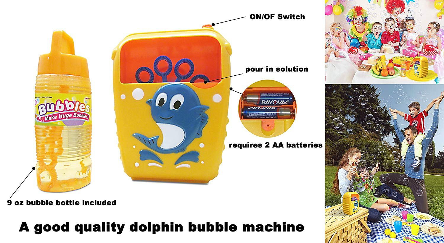 Joyibay No Leakage Bubble Maker Toys with Light for Toddlers Rocket Automatic Battery Operated Bubble Blower for Birthday Gift Party Portable Bubble Machine for Kids 