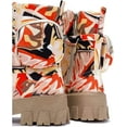 thumbnail image 4 of CAPE ROBBIN MONALISA LET'S DO THIS COMBAT BOOTS WITH POUCH-PRINT Boots, 4 of 4