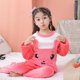 thumbnail image 2 of Conjunto de Pijama de franela para niños y niñas, bonito conjunto de invierno con dibujos animados, ropa cálida para el hogar y Navidad, 2 of 4