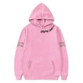 thumbnail image 2 of Lorytime Christmas Sweaters for Kids Unisex Printed Hoodies Long Sleeve Pullover with Pocket Drop Shoulder Soft Tops Pink, 2 of 5