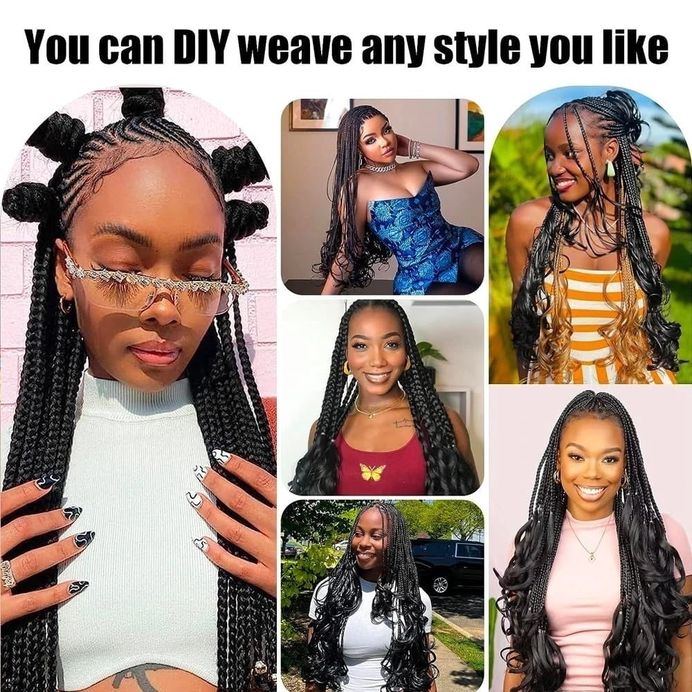 Curly Bulk Hair Bundles for Braiding 2 Bundles No Weft Deep Wave Human Hair Extensions