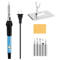 thumbnail image 1 of Kit de Soldador BLOOSOM Temperatura Ajustable Alambre Para Soldar Negro/Azul 60W, 1 of 4