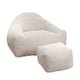 thumbnail image 1 of Sillón De Espuma Comprimida Al Vacío 1 Plaza Japandi Likka White, 1 of 6