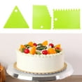 thumbnail image 3 of Juego de herramientas para raspar y alisar pasteles, combinación de herramientas con placa cortadora para alisar pasteles, raspador para glaseado de pasteles, 3 of 5