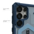 thumbnail image 4 of UAG Samsung Galaxy S25 Ultra Case 6.8" Pathfinder Clear Bundle with Wrist Lanyard - Compatible with Magnetic Charging Luminous Glow in the Dark Protective Cover, Blues, 4 of 9