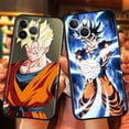 thumbnail image 4 of Funda de teléfono de Anime de Dragon Ball Z Saiya, cubierta negra para Apple iPhone 15, 14, 13, 12 Mini, 11, XS Pro Max, X, XR, 8, 7, 6 Plus, SE, 4 of 5