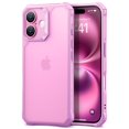 thumbnail image 1 of Funda de teléfono ESR Air Armor Series para iPhone 16, rosa transparente, 1 of 8